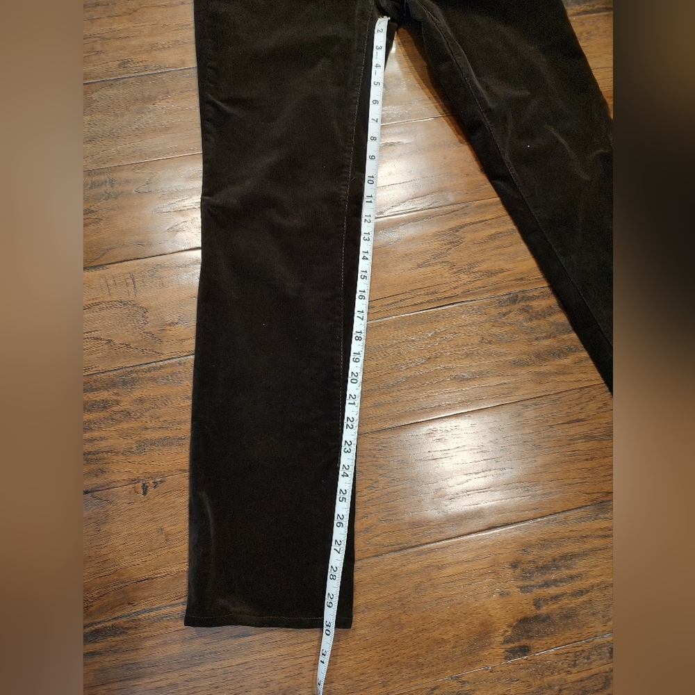 Ann Taylor Signature size 4 dark brown corduroy pants - Picture 6 of 6
